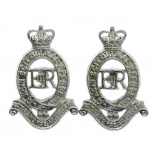 Pair of Royal Horse Artillery (R.H.A.) Anodised (Staybrite) Colla