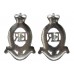 Pair of Royal Horse Artillery (R.H.A.) Anodised (Staybrite) Collar Badges