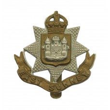East Surrey Regiment Beret Badge - King's Crown