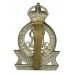 Surrey Yeomanry (Queen Mary's Regiment) Cap Badge - King's Crown