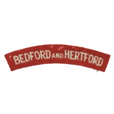 Bedfordshire & Hertfordshire Regiment (BEDFORD AND HERTFORD) 