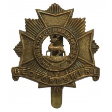 Bedfordshire Regiment WW1 All Brass Economy Cap Badge