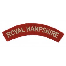 Royal Hampshire Regiment (ROYAL HAMPSHIRE) Cloth Shoulder Title