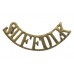 Suffolk Regiment (SUFFOLK) Shoulder Title