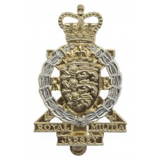 Royal Jersey Militia Royal Engineers Anodised (Staybrite) Cap Bad