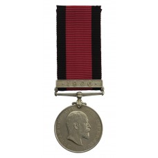 Natal Rebellion Medal (Clasp - 1906) - 2.Cl. Sgt E. Lutley, Natal Police