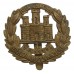 Northamptonshire Regiment WW1 All Brass Economy Cap Badge 