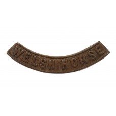 Welsh Horse (WELSH HORSE) Shoulder Title