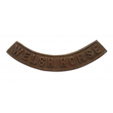 Welsh Horse (WELSH HORSE) Shoulder Title