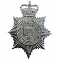 York and North East Yorkshire Police Helmet Plate - Queen's Crown