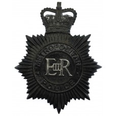 Metropolitan Police Night Helmet Plate - Queen's Crown