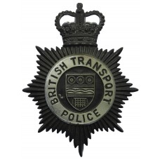 British Transport Police (B.T.P.) Night Helmet Plate - Queen's Crown