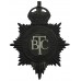 British Transport Commission (B.T.C.) Police Night Helmet Plate - King's Crown