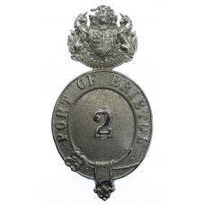 Port of Bristol Police Chrome Helmet Plate (2)