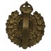 George V Royal Engineers Economy Cap Badge (Non Voided Centre)