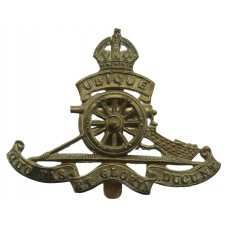 Royal Artillery (Revolving Wheel) Cap Badge - King's Crown