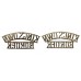 Pair of King's Own Royal Border Regiment (KING'S OWN/BORDER) Anodised (Staybrite) Shoulder Titles