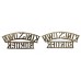 Pair of King's Own Royal Border Regiment (KING'S OWN/BORDER) Anodised (Staybrite) Shoulder Titles