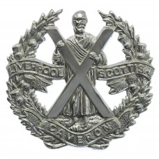 Liverpool Scottish Anodised (Staybrite) Cap Badge