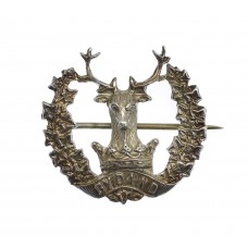 Gordon Highlanders Silver Sweetheart Brooch