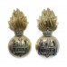 Pair of Royal Highland Fusiliers Anodised (Staybrite) Collar Badges