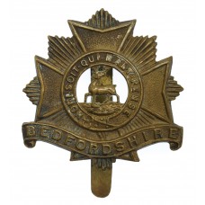 Bedfordshire Regiment WW1 All Brass Economy Cap Badge