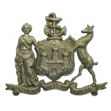 Edinburgh City Police Coat of Arms Helmet Plate 