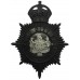 Salford City Police Night Helmet Plate - King's Crown 