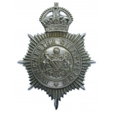 Manchester City Police Helmet Plate - King's Crown