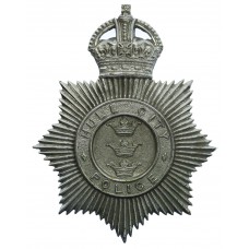 Hull City Police Helmet Plate - King's Crown