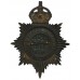 Huntingdon County Police (Huntingdonshire County Constabulary) Night Helmet Plate - King's Crown