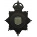 Cornwall Constabulary Night Helmet Plate - King's Crown