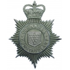 Cornwall Constabulary Helmet Plate - Queen's Crown