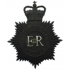 Metropolitan Police Night Helmet Plate - Queen's Crown