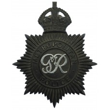 George VI Metropolitan Police Night Helmet Plate 