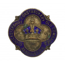 Gloucestershire Constabulary Old Comrades Association Enamelled Lapel Badge - King's Crown