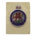 Glamorgan Special Constabulary Enamelled Lapel Badge on Card - King's Crown