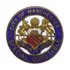 Manchester City Police Special Constable Enamelled Lapel Badge