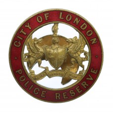 City of London Police Reserve Enamelled Lapel Badge (Red Enamel)