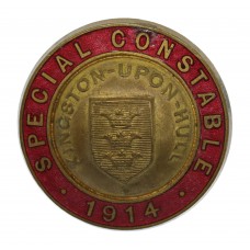 WW1 Kingston-Upon-Hull Special Constabulary 1914 Enamelled Lapel/