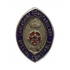 WW1 Lancashire Constabulary Special Constable 1914 Enamelled Lapel Badge