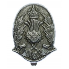 Scottish Police Forces Cap Badge - King's Crown