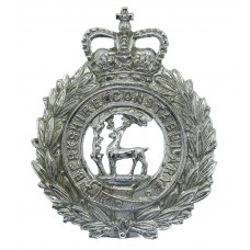 Berkshire Constabulary Wreath Cap Badge - Queen's Crown