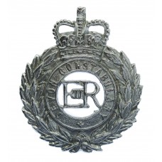 Devon Constabulary Wreath Cap Badge - Queen's Crown