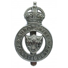Shropshire Constabulary Cap Badge - King's Crown