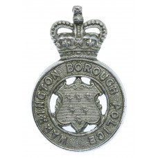 Warrington Borough Police Cap Badge - Queen's Crown