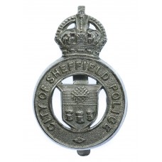 Sheffield City Police Cap Badge - King's Crown