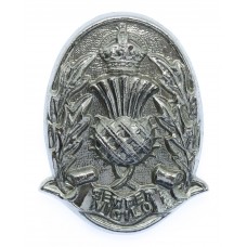 Scottish Police Forces Cap Badge - King's Crown