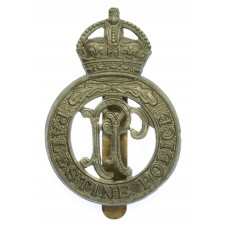 Palestine Police Cap Badge - King's Crown