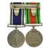 WW2 Defence Medal and Police Long Service & Good Conduct Medal Pair - Sergeant John C. Butcher, Kent County Constabulary